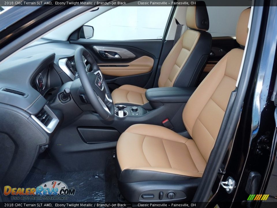 Brandy/­Jet Black Interior - 2018 GMC Terrain SLT AWD Photo #6