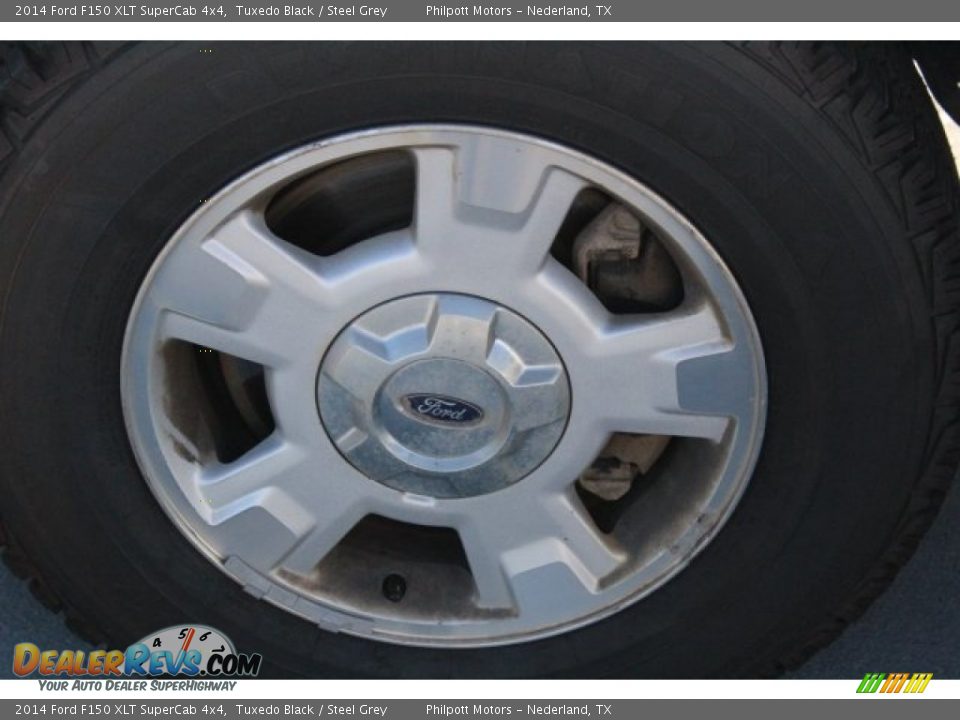 2014 Ford F150 XLT SuperCab 4x4 Tuxedo Black / Steel Grey Photo #5