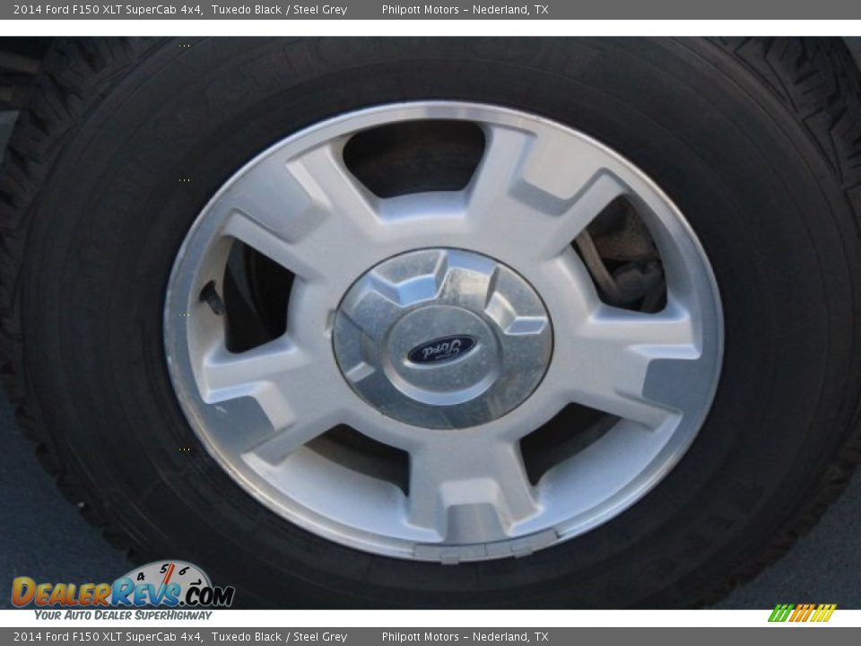 2014 Ford F150 XLT SuperCab 4x4 Tuxedo Black / Steel Grey Photo #6