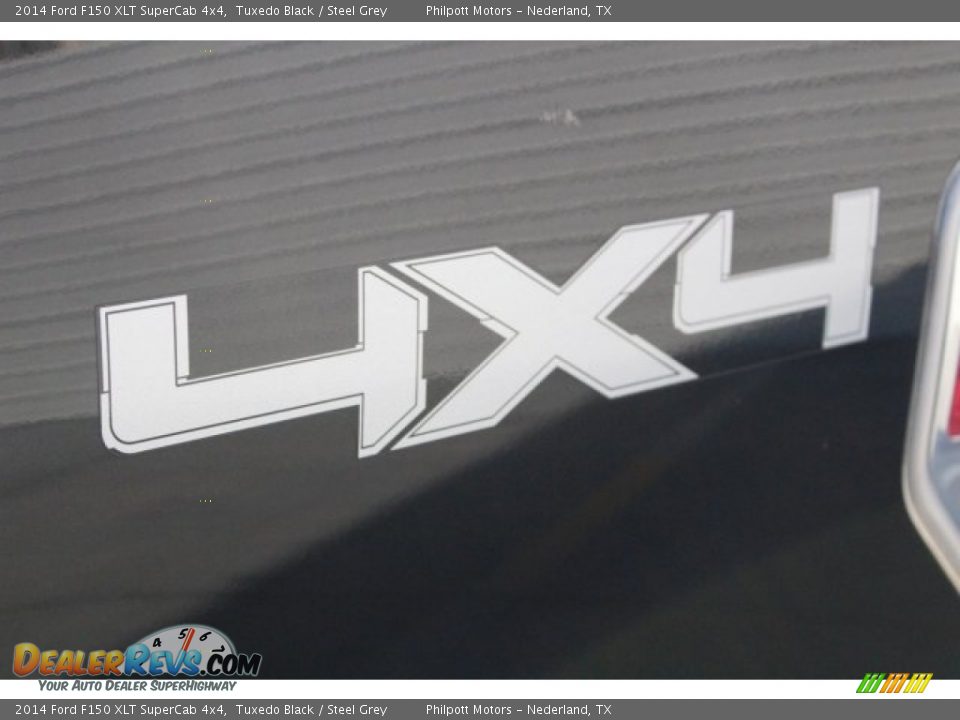 2014 Ford F150 XLT SuperCab 4x4 Tuxedo Black / Steel Grey Photo #14