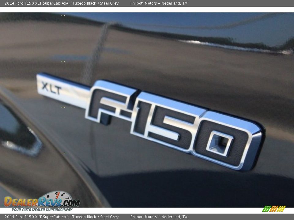 2014 Ford F150 XLT SuperCab 4x4 Tuxedo Black / Steel Grey Photo #15