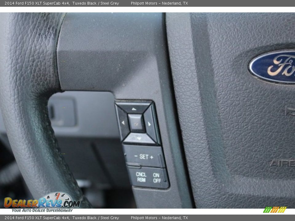 2014 Ford F150 XLT SuperCab 4x4 Tuxedo Black / Steel Grey Photo #19