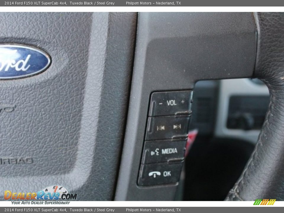 2014 Ford F150 XLT SuperCab 4x4 Tuxedo Black / Steel Grey Photo #20