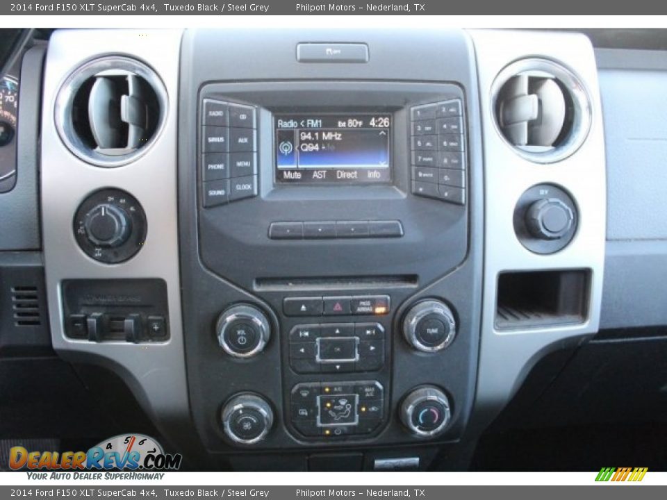 2014 Ford F150 XLT SuperCab 4x4 Tuxedo Black / Steel Grey Photo #21