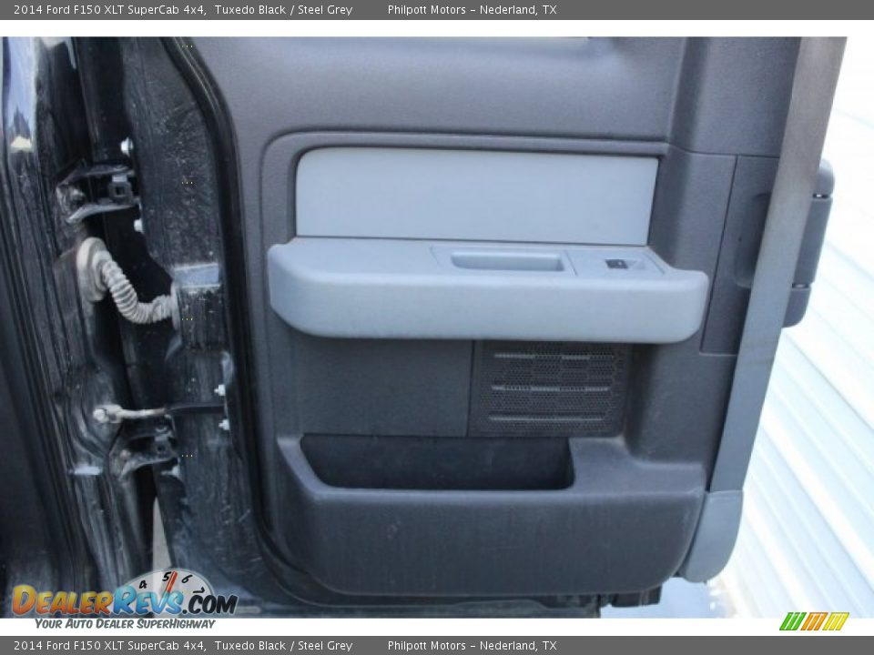 2014 Ford F150 XLT SuperCab 4x4 Tuxedo Black / Steel Grey Photo #22