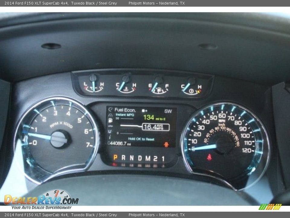 2014 Ford F150 XLT SuperCab 4x4 Tuxedo Black / Steel Grey Photo #32