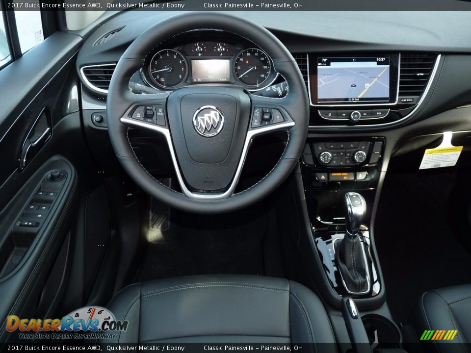 2017 Buick Encore Essence AWD Quicksilver Metallic / Ebony Photo #9