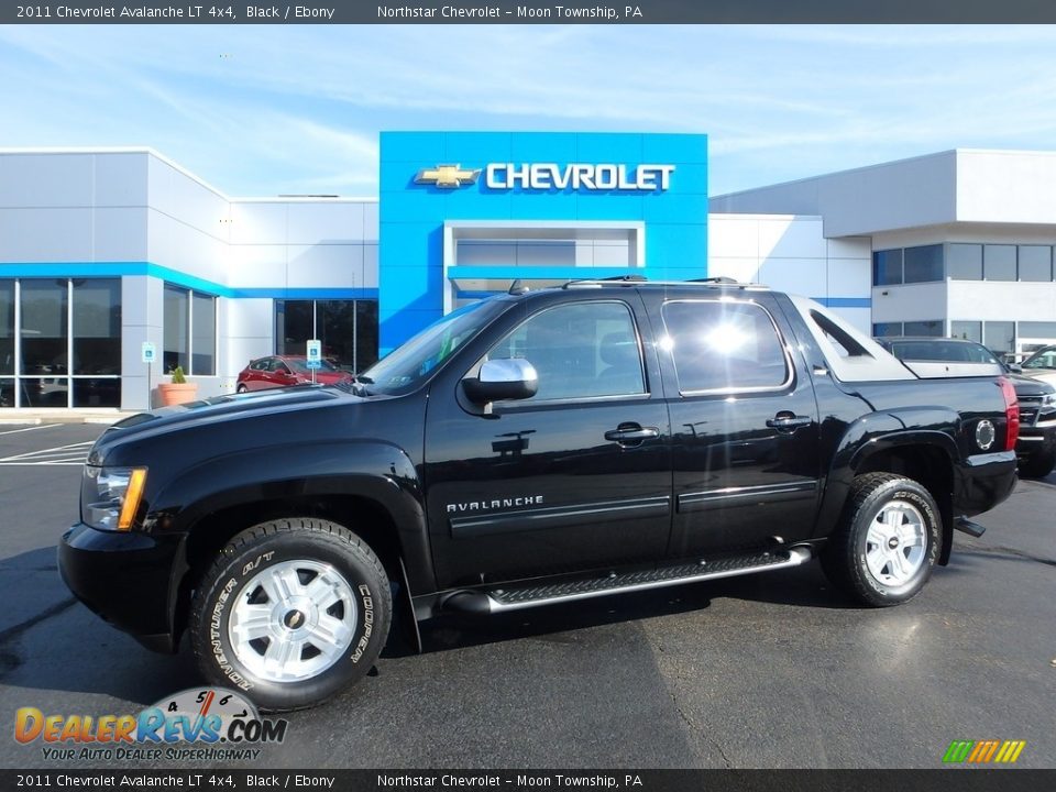 2011 Chevrolet Avalanche LT 4x4 Black / Ebony Photo #1