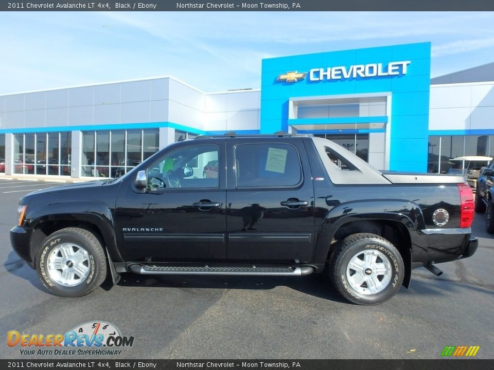 2011 Chevrolet Avalanche LT 4x4 Black / Ebony Photo #3