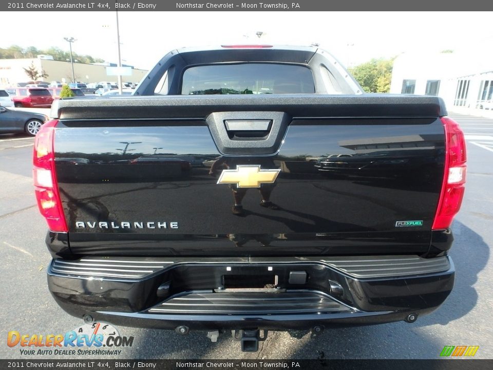 2011 Chevrolet Avalanche LT 4x4 Black / Ebony Photo #6