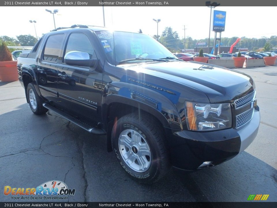 2011 Chevrolet Avalanche LT 4x4 Black / Ebony Photo #10