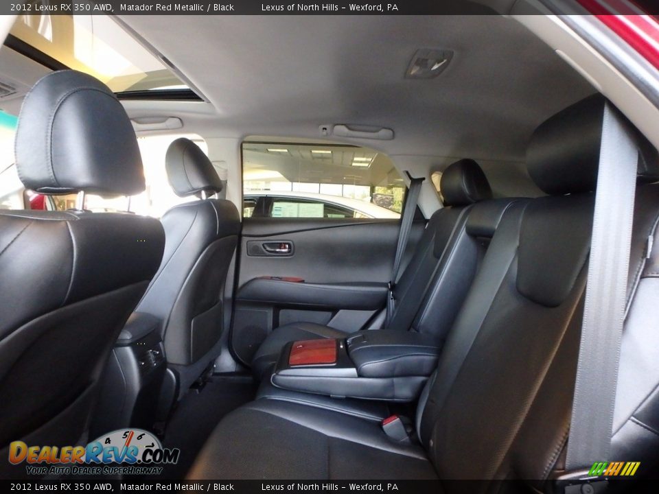 2012 Lexus RX 350 AWD Matador Red Metallic / Black Photo #9