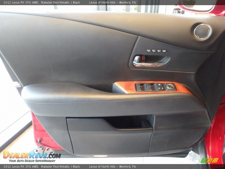 2012 Lexus RX 350 AWD Matador Red Metallic / Black Photo #11