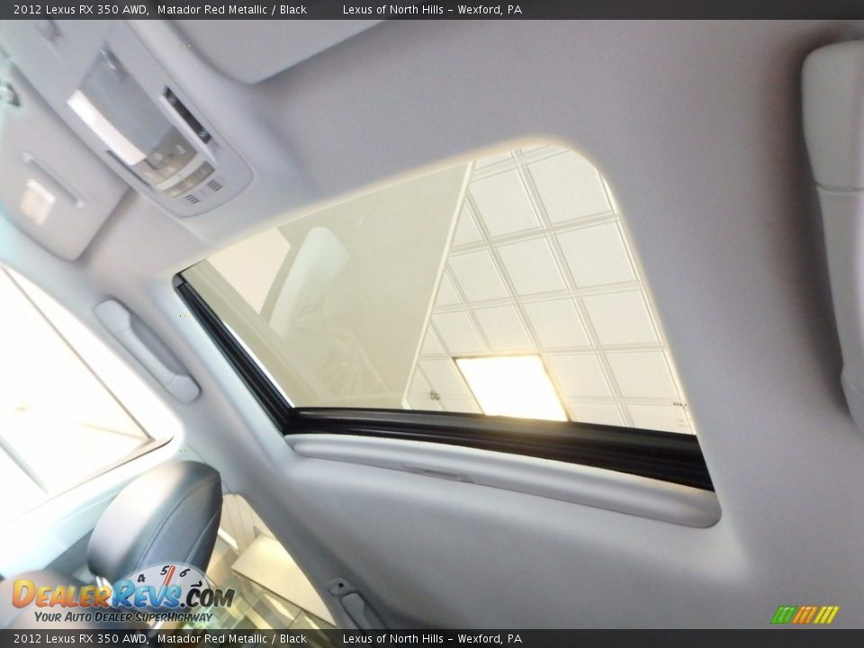 2012 Lexus RX 350 AWD Matador Red Metallic / Black Photo #14