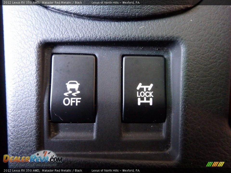 2012 Lexus RX 350 AWD Matador Red Metallic / Black Photo #15