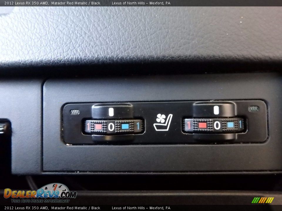 2012 Lexus RX 350 AWD Matador Red Metallic / Black Photo #16