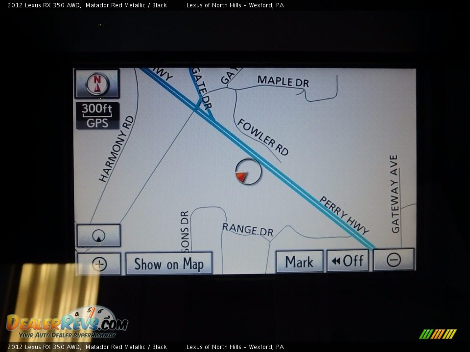 2012 Lexus RX 350 AWD Matador Red Metallic / Black Photo #18