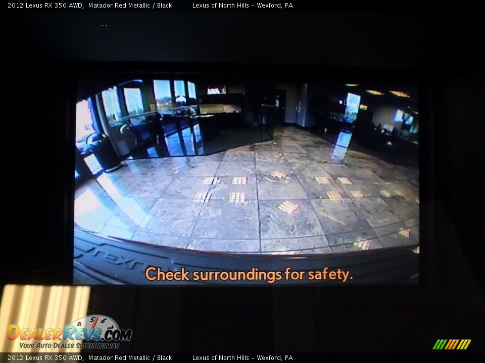 2012 Lexus RX 350 AWD Matador Red Metallic / Black Photo #19