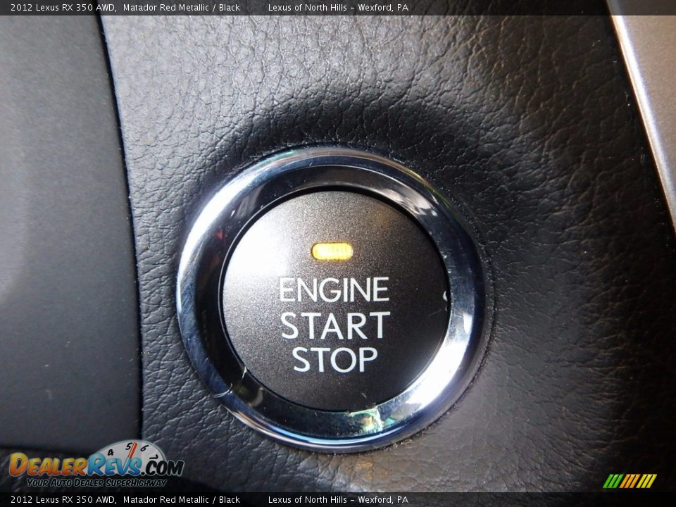 2012 Lexus RX 350 AWD Matador Red Metallic / Black Photo #22