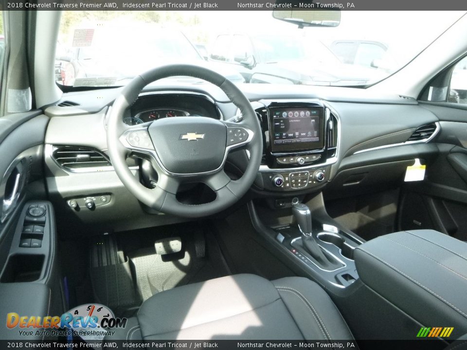 Jet Black Interior - 2018 Chevrolet Traverse Premier AWD Photo #13
