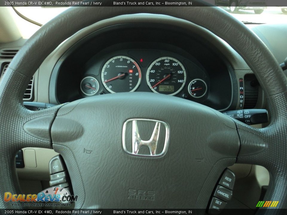2005 Honda CR-V EX 4WD Redondo Red Pearl / Ivory Photo #14