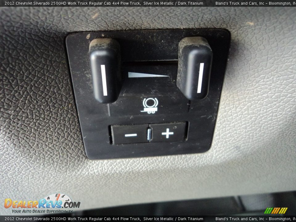 2012 Chevrolet Silverado 2500HD Work Truck Regular Cab 4x4 Plow Truck Silver Ice Metallic / Dark Titanium Photo #9