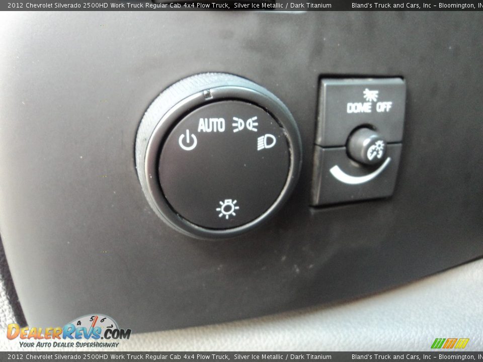 2012 Chevrolet Silverado 2500HD Work Truck Regular Cab 4x4 Plow Truck Silver Ice Metallic / Dark Titanium Photo #10