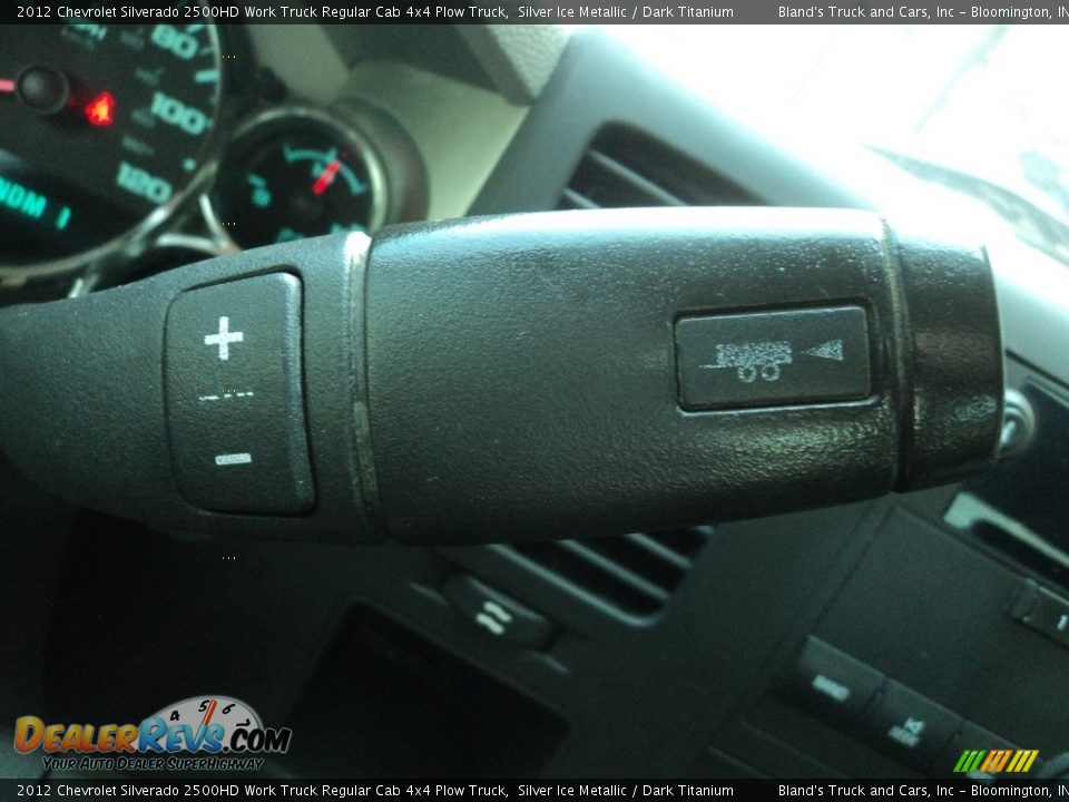 2012 Chevrolet Silverado 2500HD Work Truck Regular Cab 4x4 Plow Truck Silver Ice Metallic / Dark Titanium Photo #15