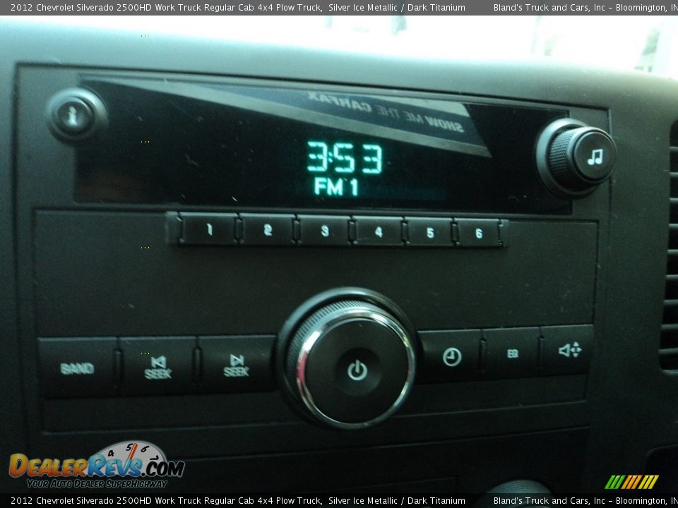 2012 Chevrolet Silverado 2500HD Work Truck Regular Cab 4x4 Plow Truck Silver Ice Metallic / Dark Titanium Photo #16