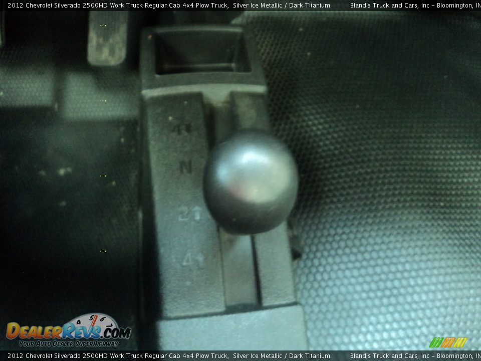 2012 Chevrolet Silverado 2500HD Work Truck Regular Cab 4x4 Plow Truck Silver Ice Metallic / Dark Titanium Photo #18