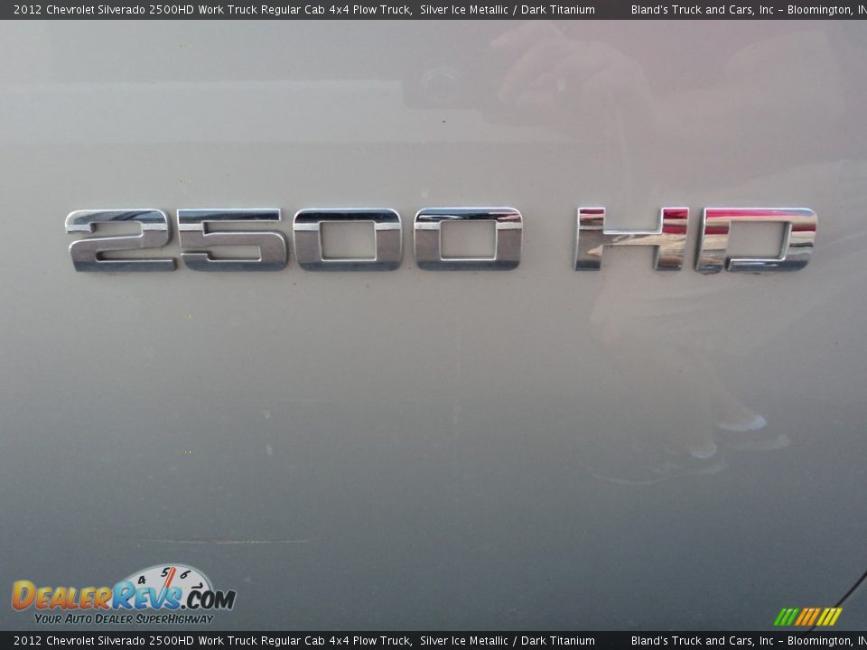2012 Chevrolet Silverado 2500HD Work Truck Regular Cab 4x4 Plow Truck Silver Ice Metallic / Dark Titanium Photo #21
