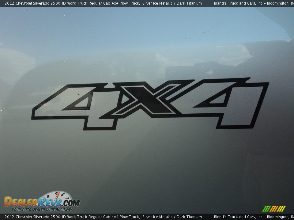 2012 Chevrolet Silverado 2500HD Work Truck Regular Cab 4x4 Plow Truck Silver Ice Metallic / Dark Titanium Photo #22