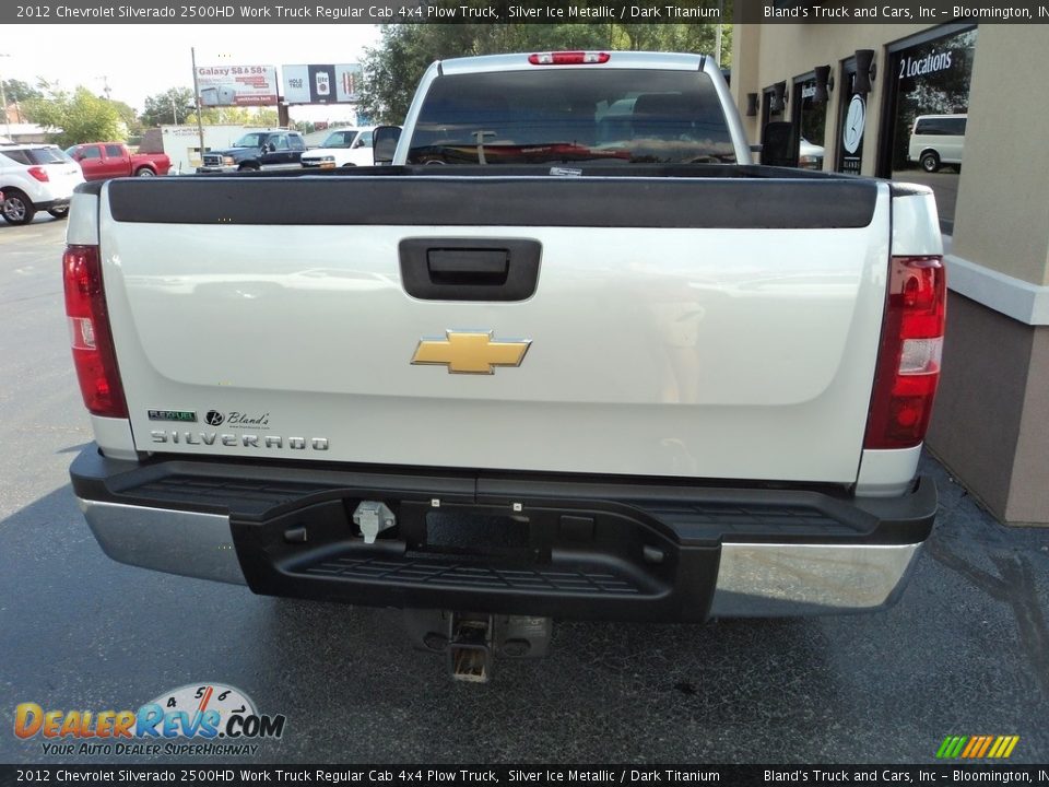 2012 Chevrolet Silverado 2500HD Work Truck Regular Cab 4x4 Plow Truck Silver Ice Metallic / Dark Titanium Photo #23