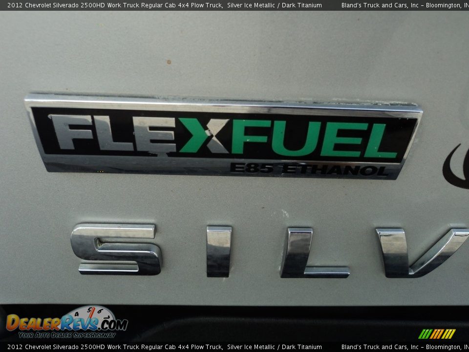 2012 Chevrolet Silverado 2500HD Work Truck Regular Cab 4x4 Plow Truck Silver Ice Metallic / Dark Titanium Photo #25