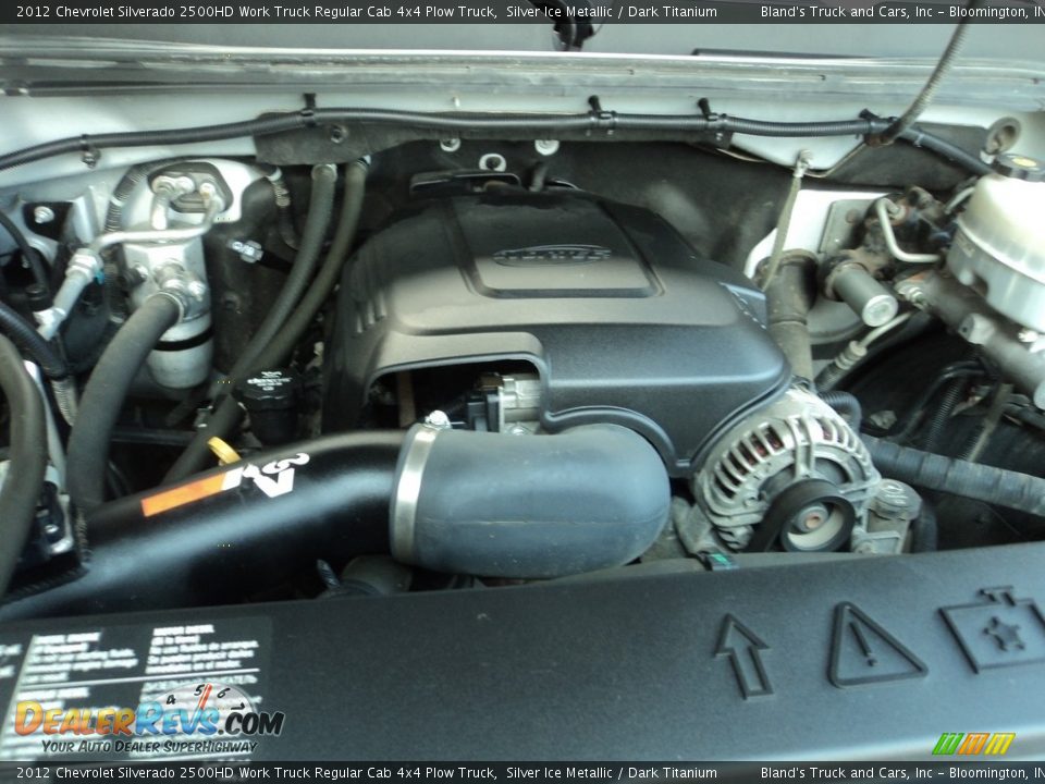 2012 Chevrolet Silverado 2500HD Work Truck Regular Cab 4x4 Plow Truck Silver Ice Metallic / Dark Titanium Photo #26