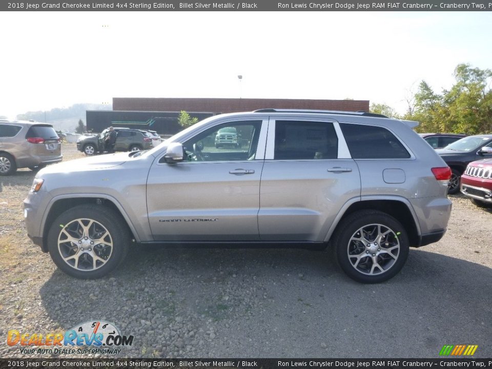 2018 Jeep Grand Cherokee Limited 4x4 Sterling Edition Billet Silver Metallic / Black Photo #2