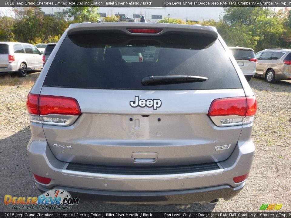 2018 Jeep Grand Cherokee Limited 4x4 Sterling Edition Billet Silver Metallic / Black Photo #4