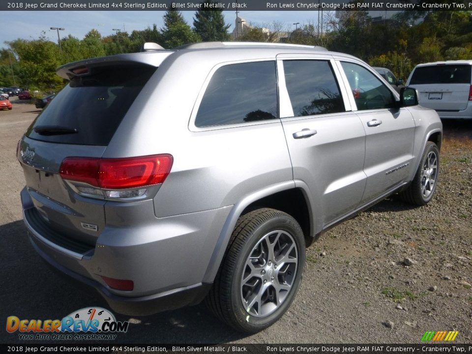2018 Jeep Grand Cherokee Limited 4x4 Sterling Edition Billet Silver Metallic / Black Photo #5