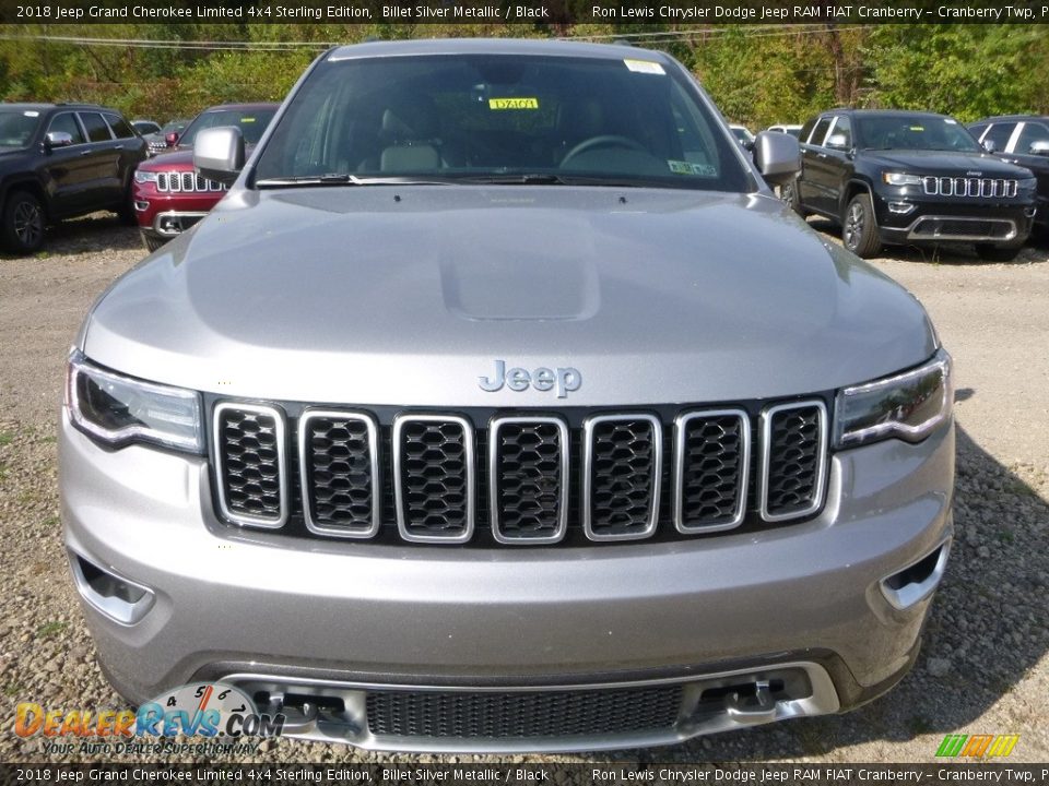 2018 Jeep Grand Cherokee Limited 4x4 Sterling Edition Billet Silver Metallic / Black Photo #8