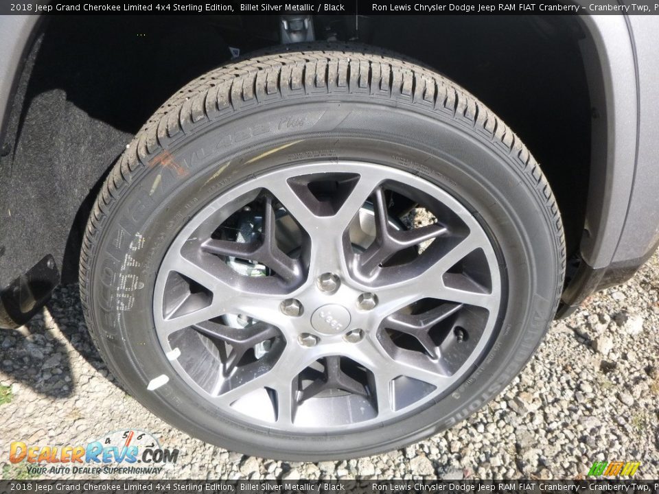 2018 Jeep Grand Cherokee Limited 4x4 Sterling Edition Billet Silver Metallic / Black Photo #9