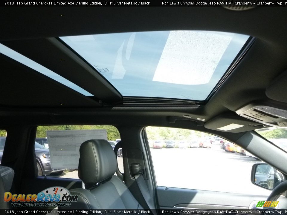 2018 Jeep Grand Cherokee Limited 4x4 Sterling Edition Billet Silver Metallic / Black Photo #12