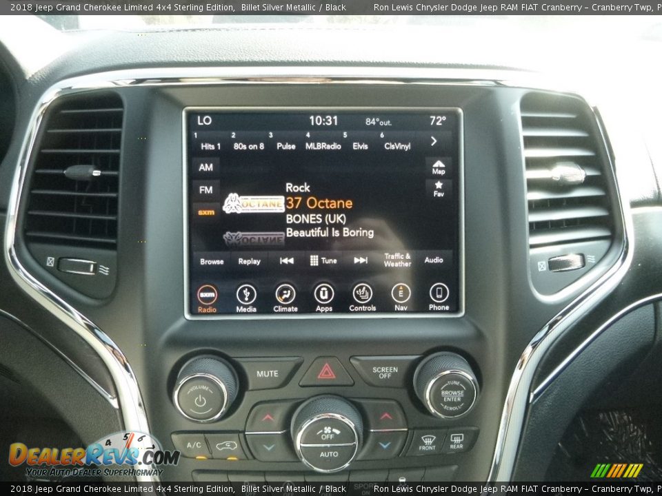 2018 Jeep Grand Cherokee Limited 4x4 Sterling Edition Billet Silver Metallic / Black Photo #16