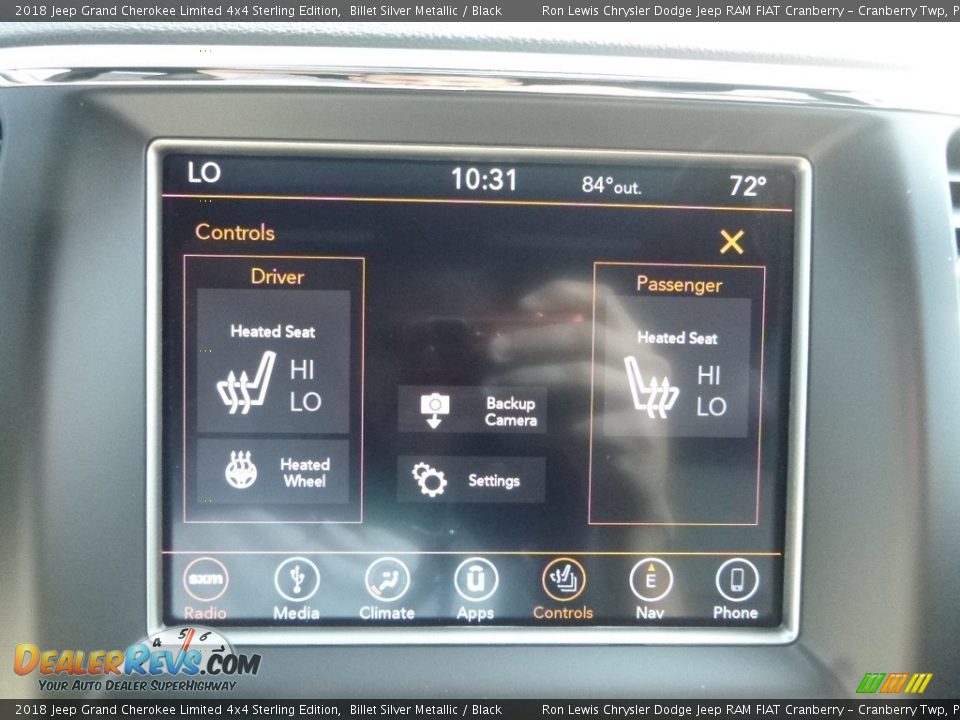 2018 Jeep Grand Cherokee Limited 4x4 Sterling Edition Billet Silver Metallic / Black Photo #17