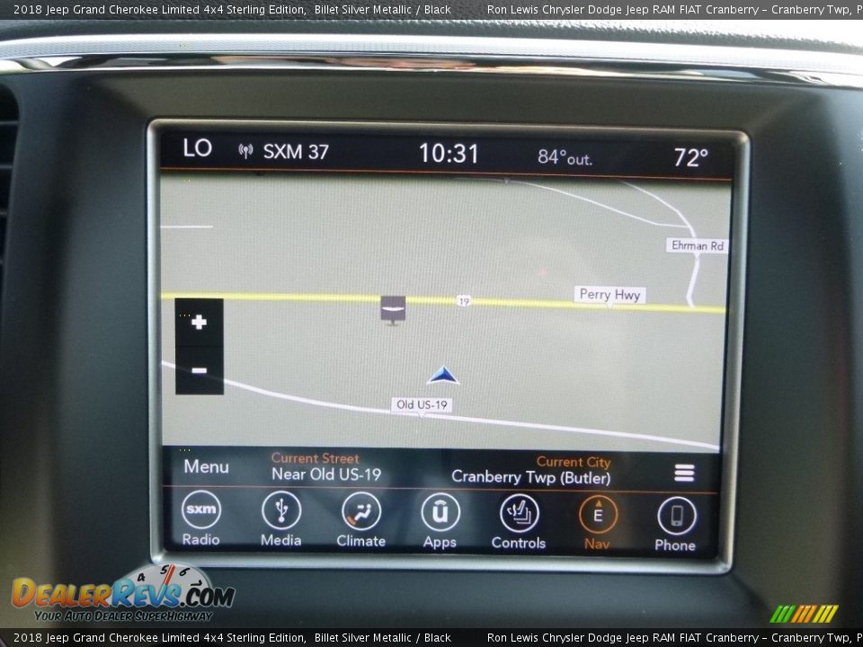 2018 Jeep Grand Cherokee Limited 4x4 Sterling Edition Billet Silver Metallic / Black Photo #18