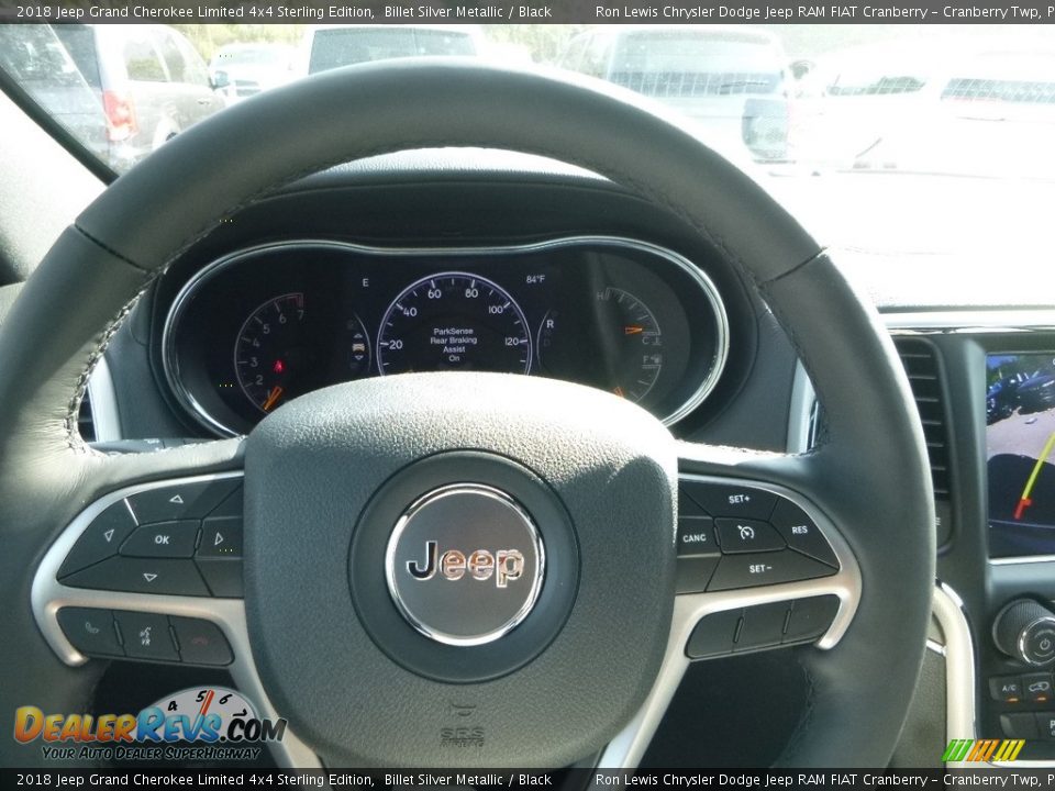 2018 Jeep Grand Cherokee Limited 4x4 Sterling Edition Billet Silver Metallic / Black Photo #19