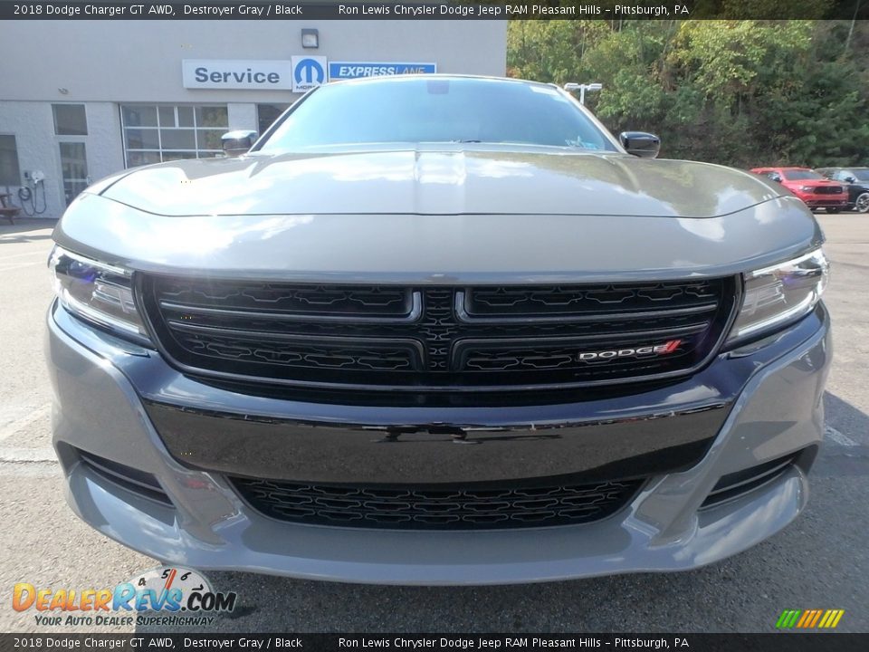 2018 Dodge Charger GT AWD Destroyer Gray / Black Photo #8