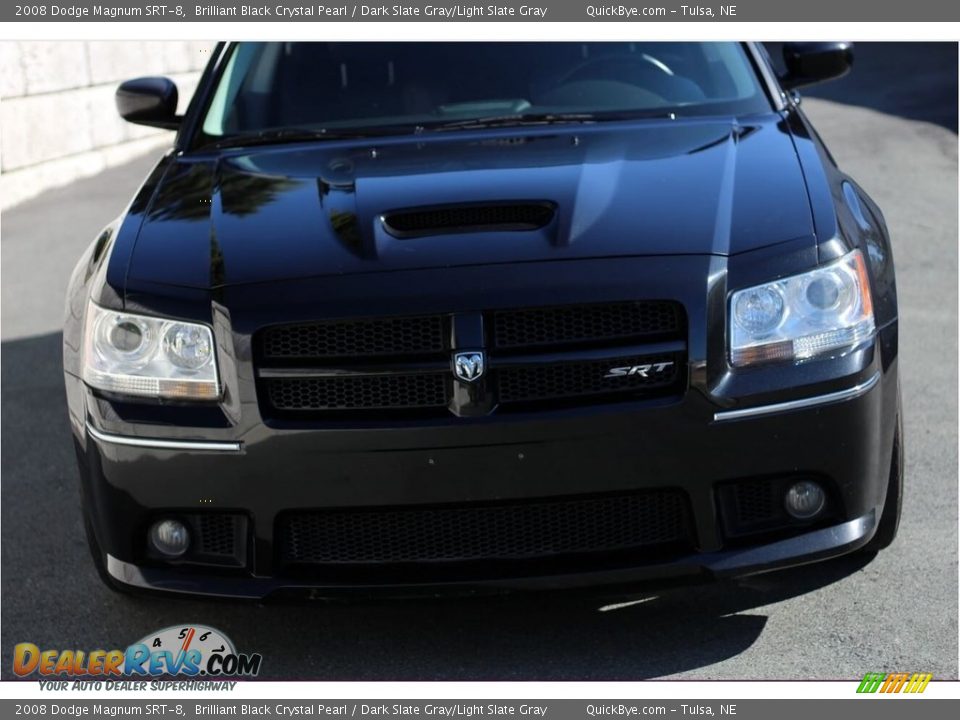 2008 Dodge Magnum SRT-8 Brilliant Black Crystal Pearl / Dark Slate Gray/Light Slate Gray Photo #5