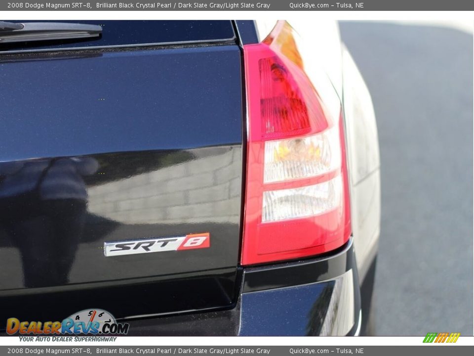 2008 Dodge Magnum SRT-8 Brilliant Black Crystal Pearl / Dark Slate Gray/Light Slate Gray Photo #9