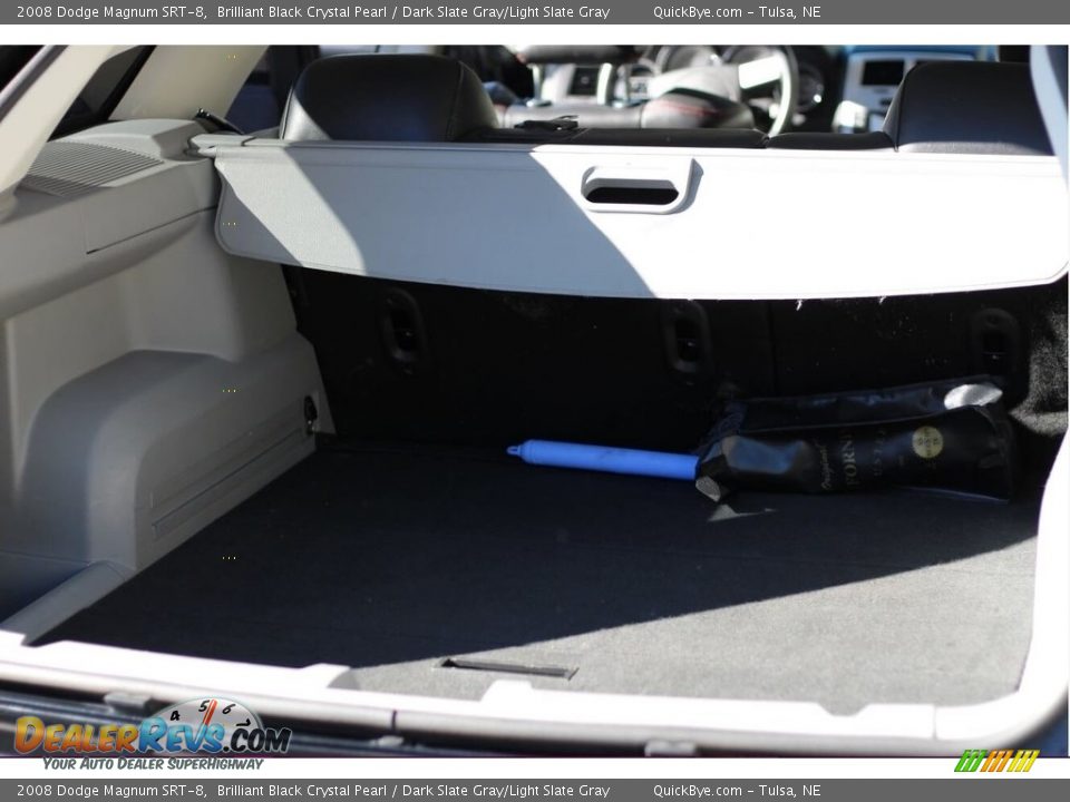 2008 Dodge Magnum SRT-8 Brilliant Black Crystal Pearl / Dark Slate Gray/Light Slate Gray Photo #10
