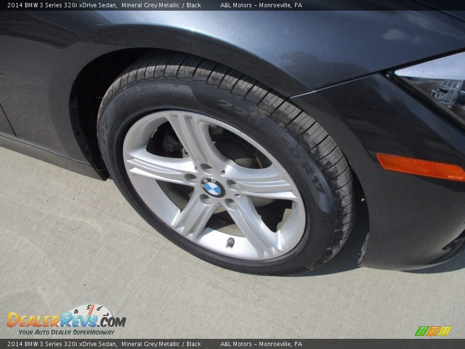 2014 BMW 3 Series 320i xDrive Sedan Mineral Grey Metallic / Black Photo #5